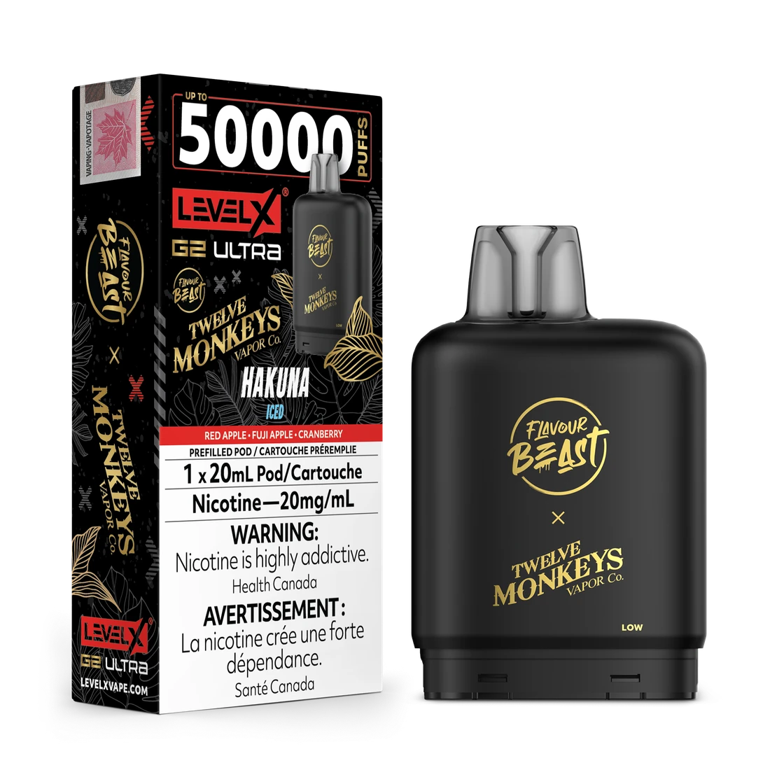 Level X G2 Ultra x Twelve Monkeys Pods