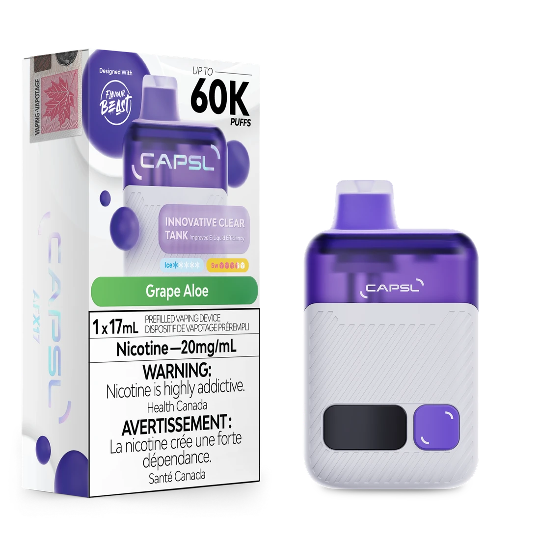 CAPSL 60K Disposable Vape