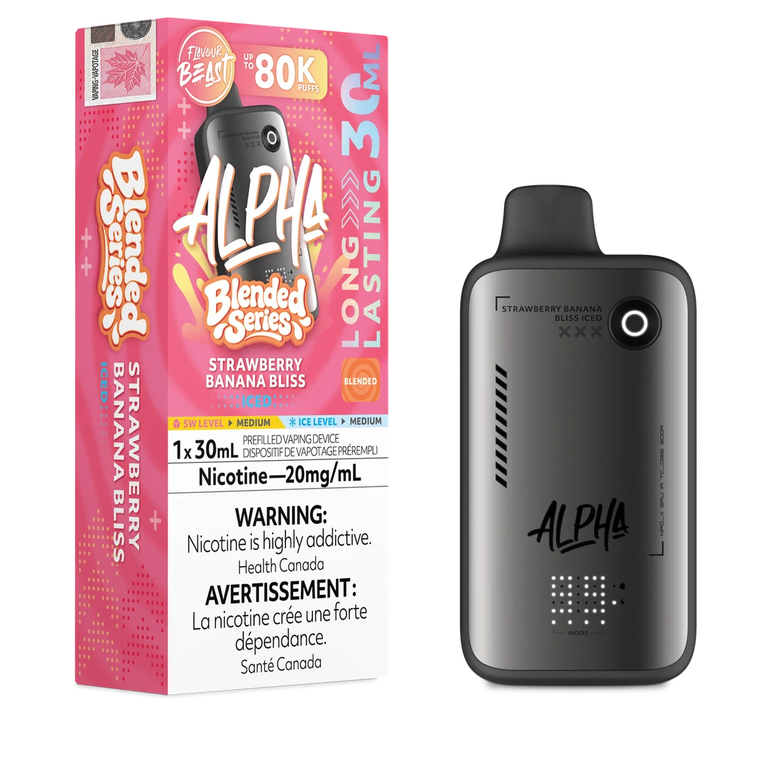 Flavour Beast Alpha Blended Series 80K Disposable Vape